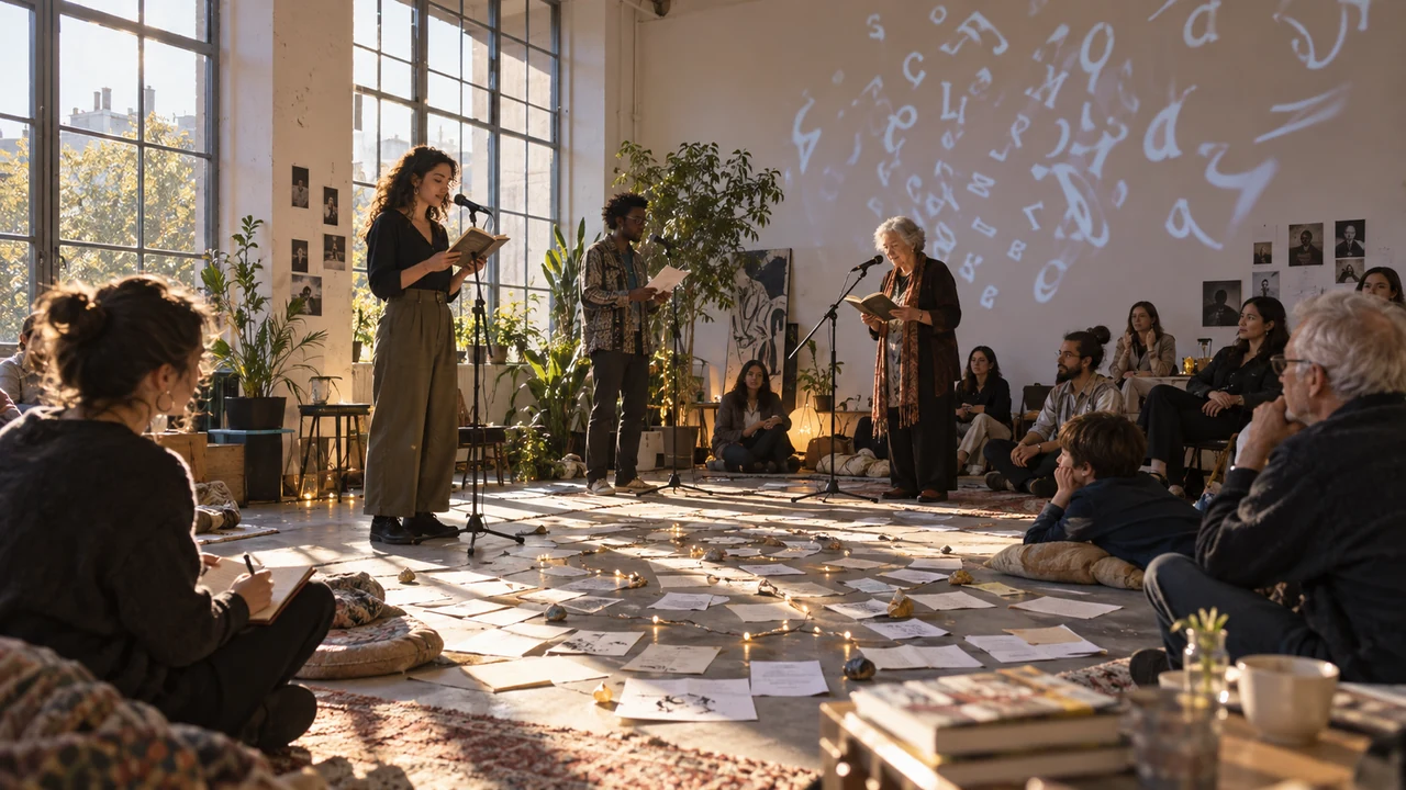 Atelier intergénérationnel de poésie et de lecture à voix haute