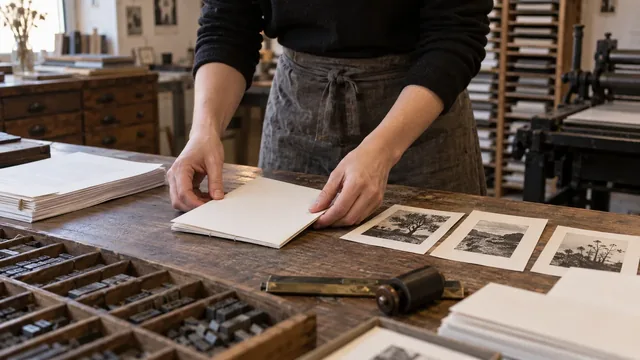 Fabrication artisanale d’une revue accueillant des nouvelles littéraires